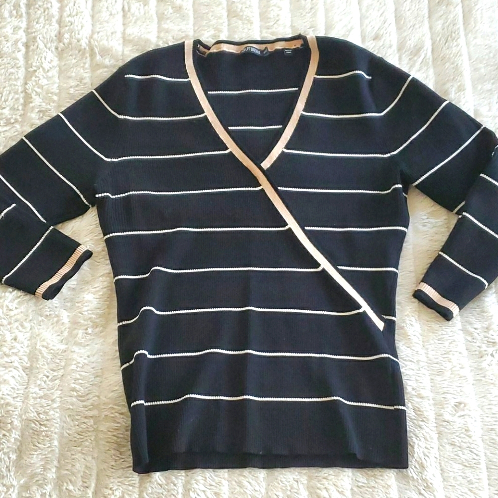 Sculpture pure silk sweater
